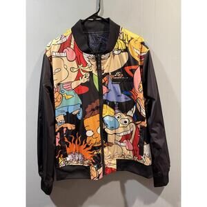 Men’s Members Only X Nickelodeon Collaboration Jacket, Size Large Sick Collab